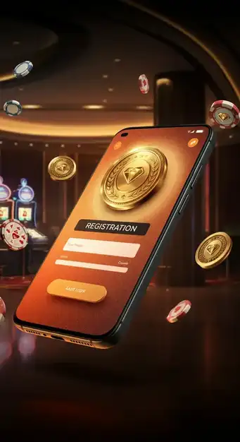 Casino Fafabet9 registration form displaying fields for name, mobile, and password for new Australian players.